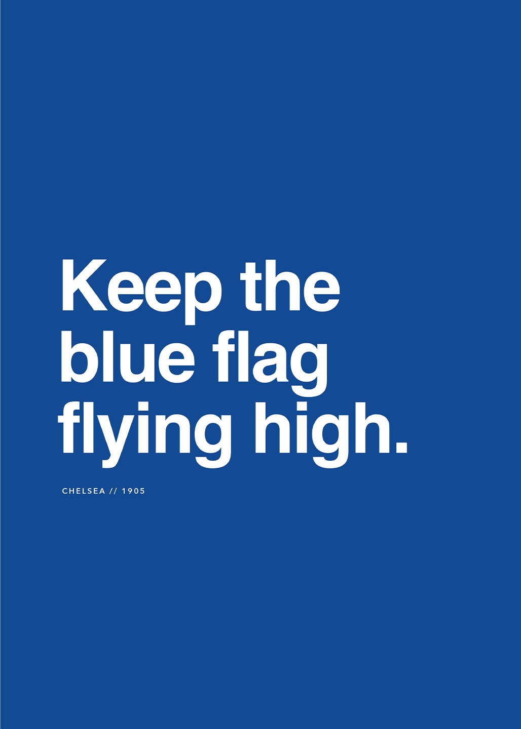 Chelsea Flag – Stolt Kunstværk til Chelsea-fans
