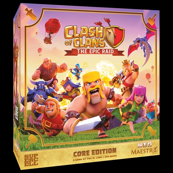Clash   Clans: The Epic Raid  Core Edition  Board Game