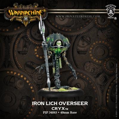Cryx: Iron Lich Overseer - Solo Figur til Strategispil