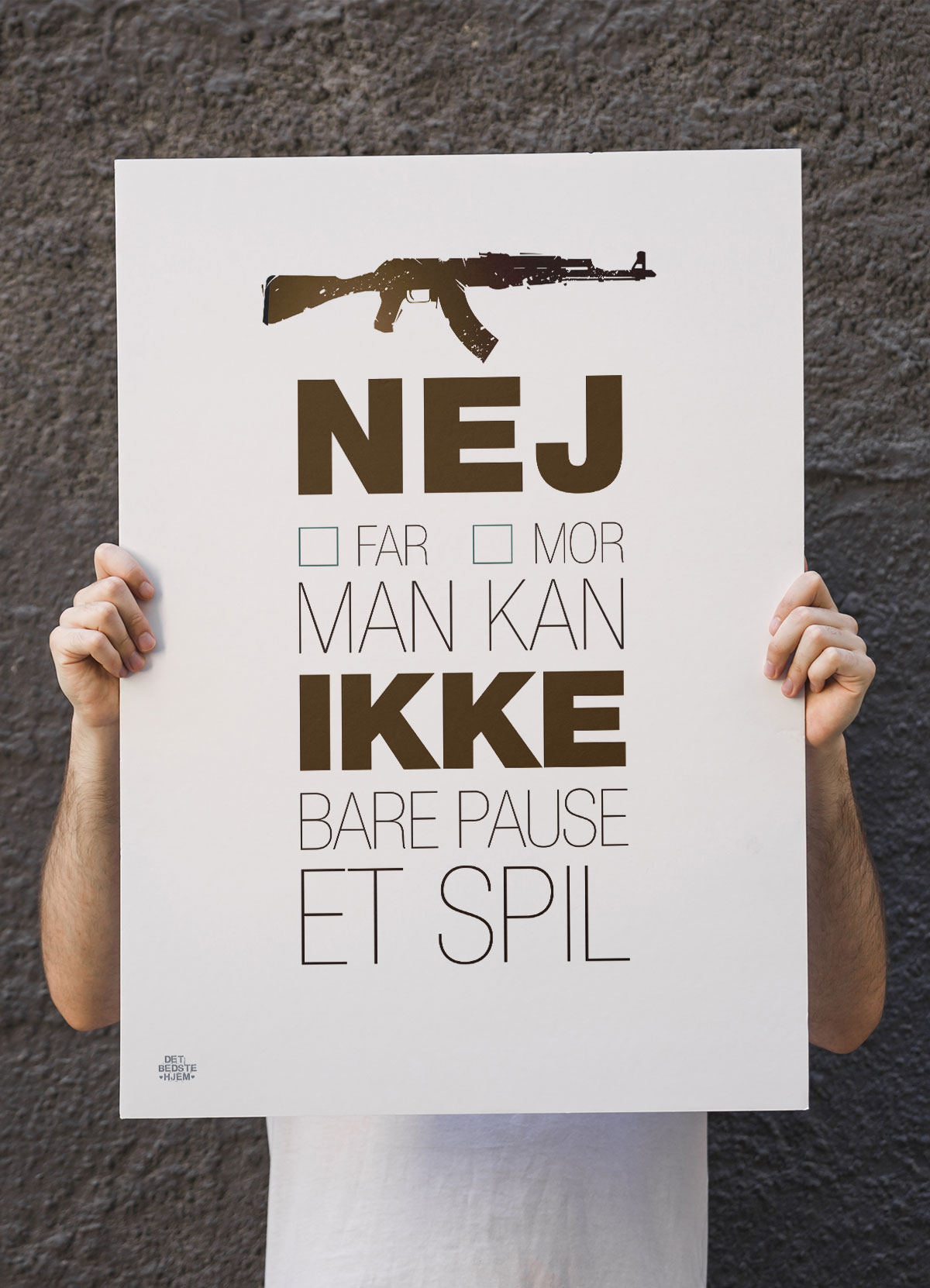 CSGO Plakat - Nej Til Pause - Gamer Vægdekoration A4
