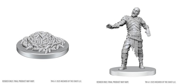 Dungeons   Dragons Nolzur   Marvelous Miniatures: Swarm   Rot Grubs   Rot Grub Victim  Wzk90855