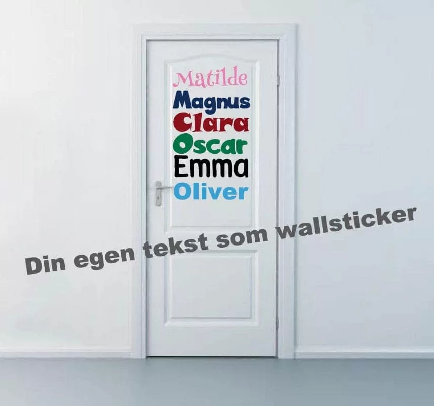 Personligt Vægklistermærke – Skab Din Unikke Atmosfære