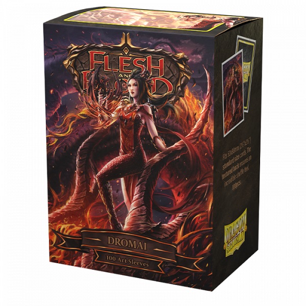 Dragon Shield Deck Protectors Matte Art Sleeves: Flesh And Blood Uprising: Dromai 100 Lommer Dragonshield Sleeves   -16050