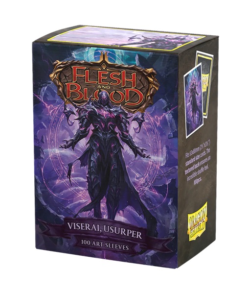 Dragon Shield Deck Protectors Matte Art Sleeves: Flesh And Blood Viserai  Usurper 100 Lommer Dragonshield Sleeves   -16184