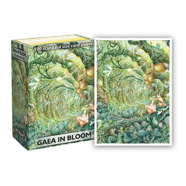 Dragon Shield Deck Protectors Matte Art Sleeves: Gaea   Bloom  Omar Rayyan  100 Lommer Dragonshield Sleeves