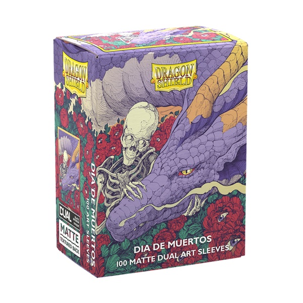 Dragon Shield Deck Protectors Matte Dual Art Sleeves: Dia   Muertos 2026 100 Lommer Dragonshield Sleeves   -12192