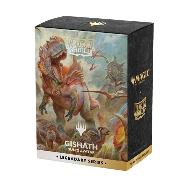 Dragon Shield Deck Protectors Matte Dual Art Sleeves: Magic: The Gathering Legendary Series: Gishath  Sun   Avatar 100 Lommer Dragonshield Sleeves   -16541
