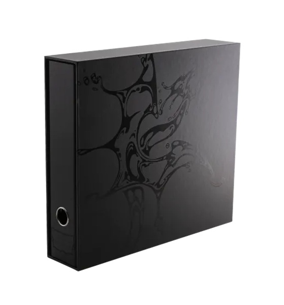 Dragon Shield  -ring Slipcase Binder  Album Ringbind  Sanctuary: Black Dragonshield   -33605