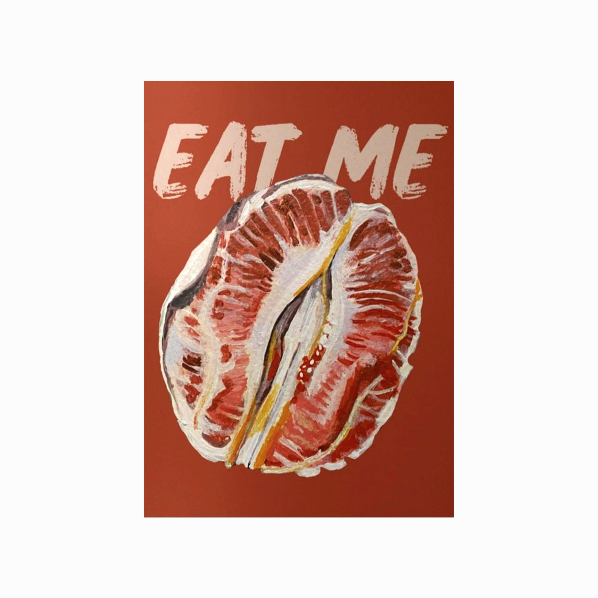 Erotisk plakat "Eat Me" - Forvandl dit hjem med stil!
