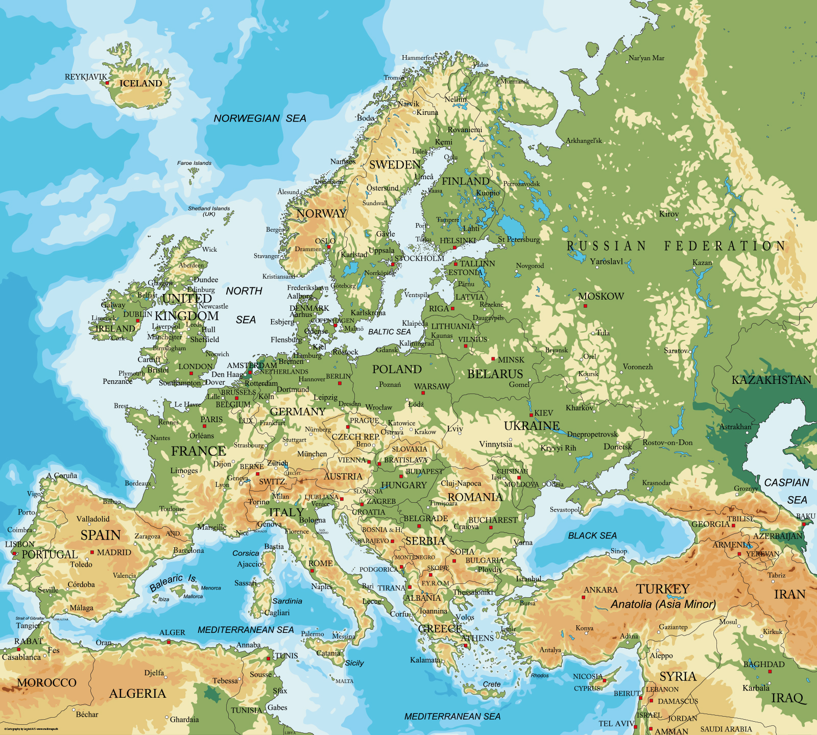 Illux Europakort – Inspirerende vægdekoration til hjemmet