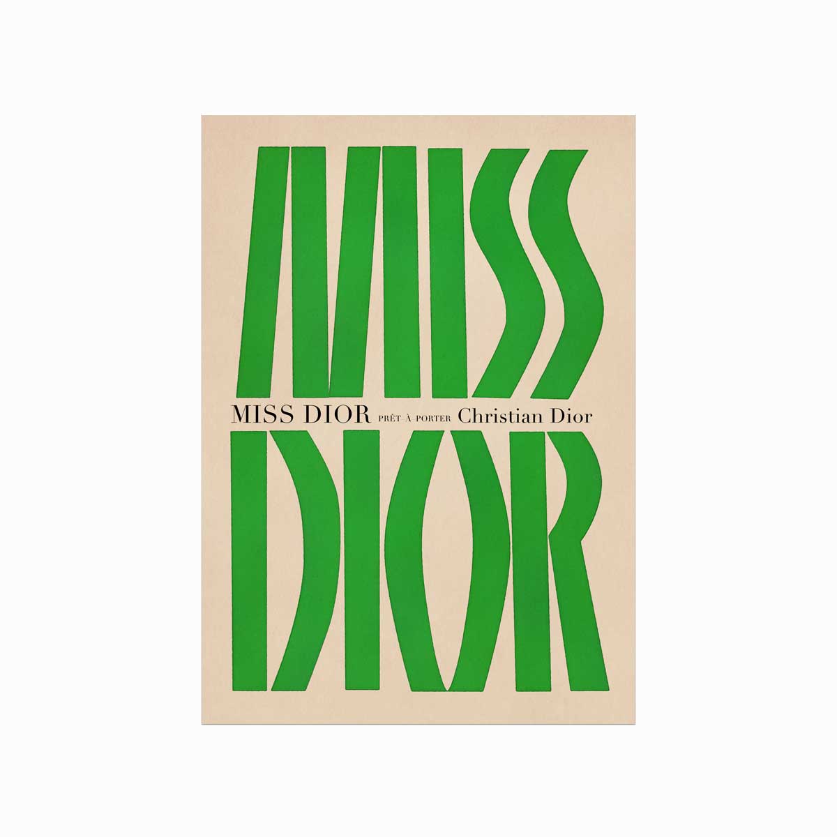 Miss Dior Plakat – Elegant Vægkunst til Dit Hjem