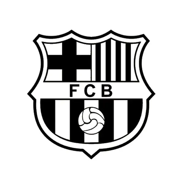 FC Barcelona Vægklistermærke – Ikonisk Logo til Fans