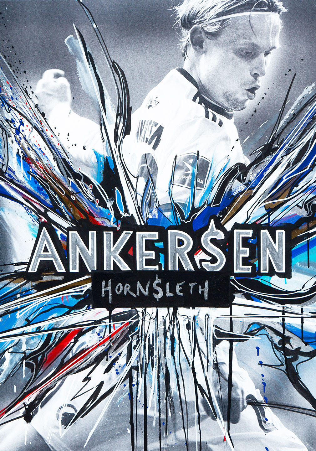 Provokerende Hornsleth Kunstplakat - Unik Designoplevelse