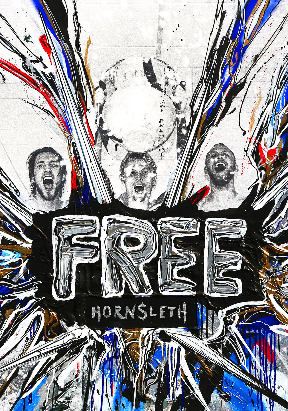 Fck Free Hornsleth Plakat - Unik Kunst til Dit Hjem
