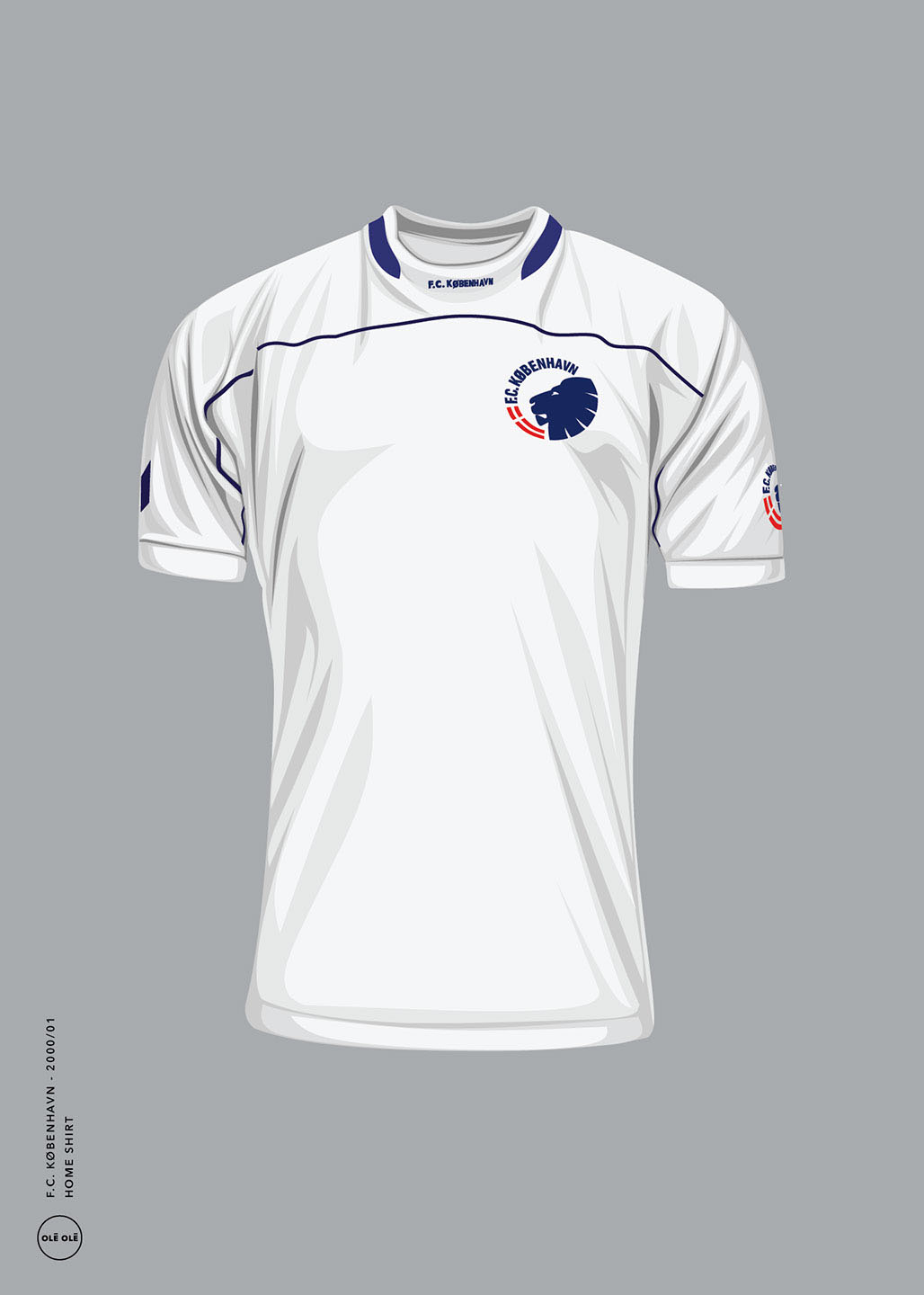 FCK Hjemmeshirt 2000/01 – Limited Edition Fantrøje!