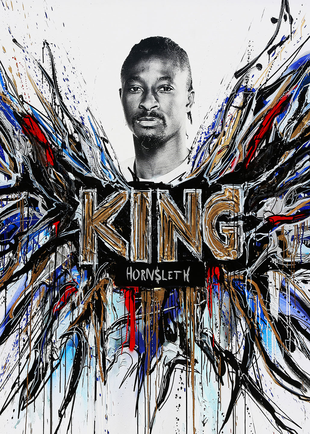 Fck King Kunstplakat fra Hornsleth – Provokerende Salgsversion