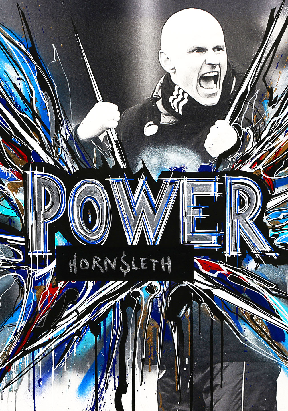 Fck Power Plakat af Hornsleth - Unik Kunst til Dit Rum