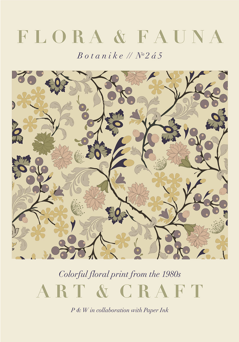 Flora Vintage Plakat – Naturskønhed til Dit Hjem