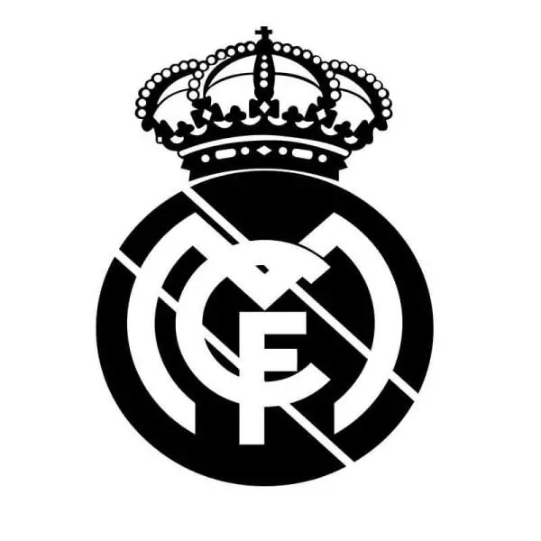 Real Madrid Vægklistermærke – Stort Logo til Fans