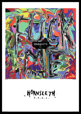 Provokerende Hornsleth Plakat – Kunsttryk 50x70 cm