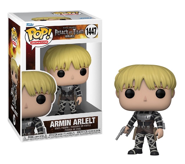 Funko Pop: Attack Titan Armin Arlert 1447 Animation Vinyl Figure 9cm