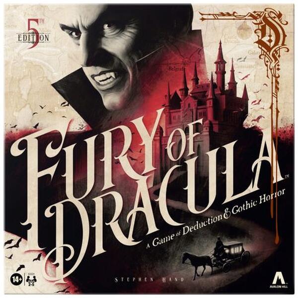 Fury Dracula Fifth Edition Board Game