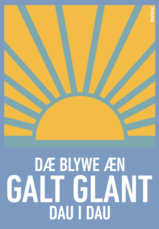 Farverig Galt Glant Daw Magnet – Optimistisk Køleskabsdekor!