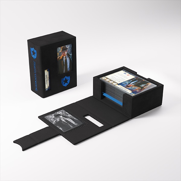 Gamegenic Deck Box: Arkham Horror: The Card Game: Deck Tome  New Edition : Blue    195 165  Guardian