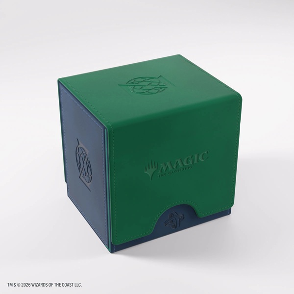 Gamegenic Deck Box: Magic: The Gathering Secrets   Strixhaven Sidekick Pro 100    Quandrix