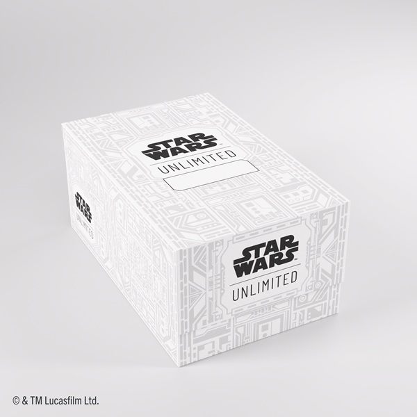 Gamegenic Deck Box: Star Wars: Unlimited Icons 2027 Edition Double Soft Crate Pattern White