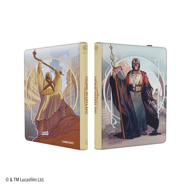 Gamegenic Mappe: Star Wars: Unlimited Set  : Homeworlds Album 18-pocket  Holder 360 Kort  The Chieftain      Kobe