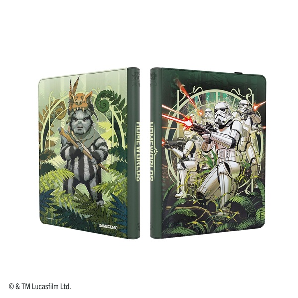 Gamegenic Mappe: Star Wars: Unlimited Set  : Homeworlds Album 18-pocket  Holder 360 Kort  The First Legion   Teebo