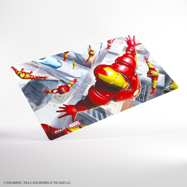 Gamegenic Spillem 195 165 Tte: Magic: The Gathering Marvel Super Heroes Prime Playmat Iron Man  Master   Machines