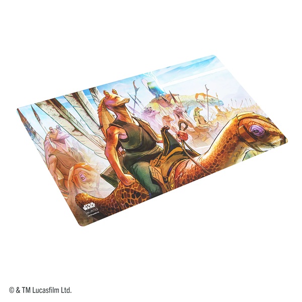 Gamegenic Spillem 195 165 Tte: Star Wars: Unlimited Set  : Homeworlds Game Mat Jar Jar Binks