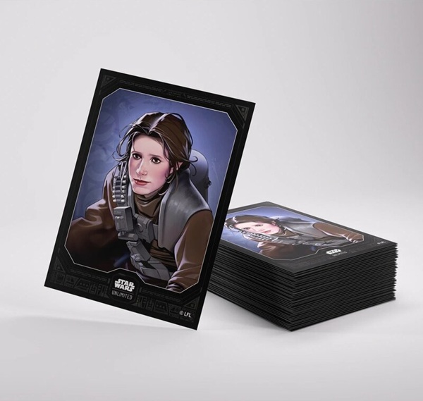 Gamegenic Star Wars: Unlimited Premium Art Sleeves Set : Lawless Time Leia Organa 60 Kortlommer