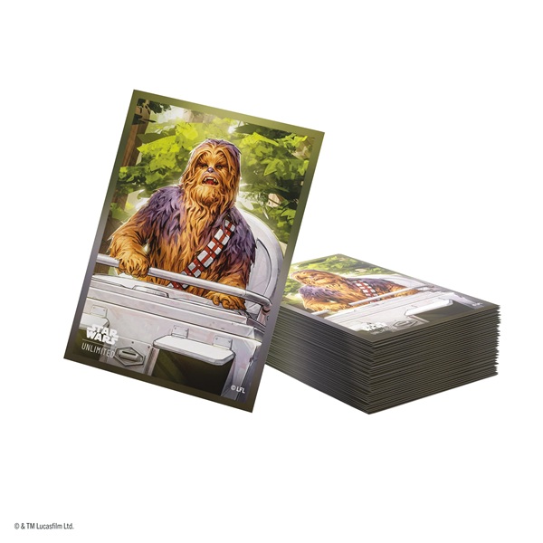 Gamegenic Star Wars: Unlimited Premium Art Sleeves Set  : Homeworlds Chewbacca  80   Kortlommer