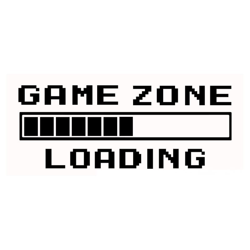 Gamer Vægklistermærke – Game Zone Loading Dekoration