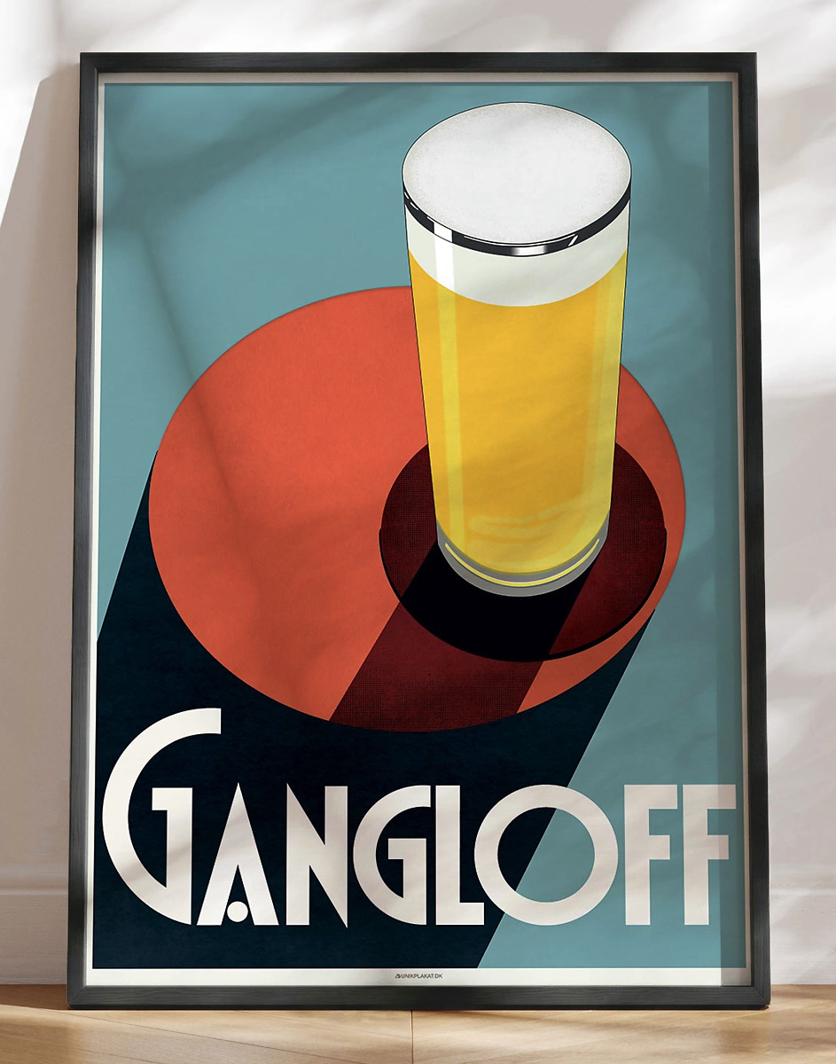Gangloff Beer Reklameplakat   Jean   Ylen
