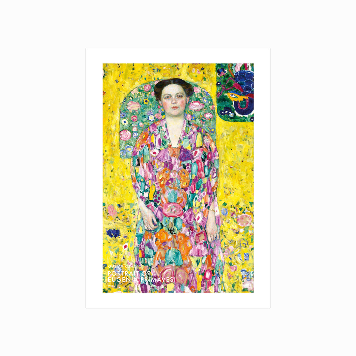 Gustav Klimt Plakat: Portræt af Eugenia Primaves - Kunstnerisk Skønhed