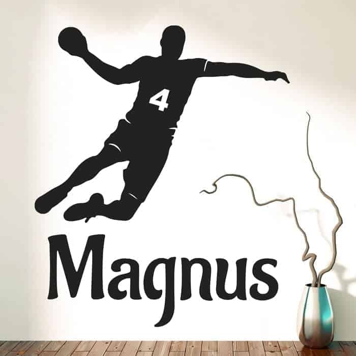 Håndbold Wallsticker til Herrer – Forvandl Dit Hjem!