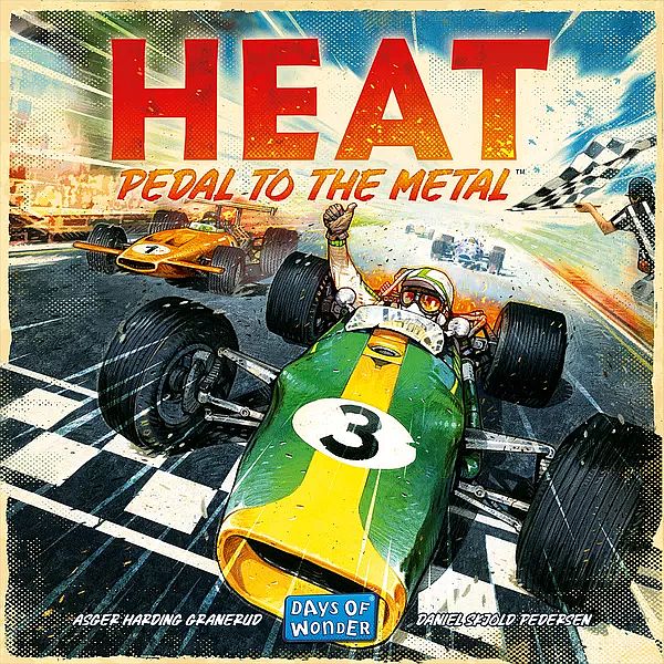 Heat: Pedal   The Metal  Engelsk  Board Game