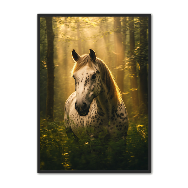Hest Plakat - Elegant Skovmagi til Fantastisk Tilbud!