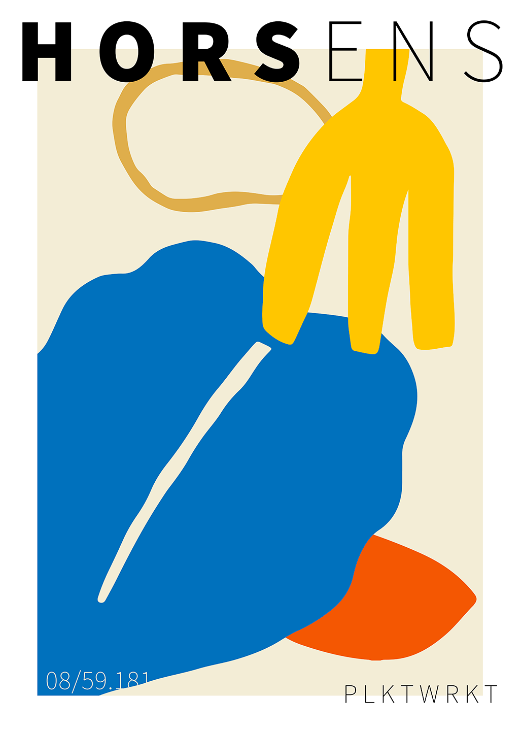 Horsens Plakat – Abstrakt Kunst til Dit Hjem