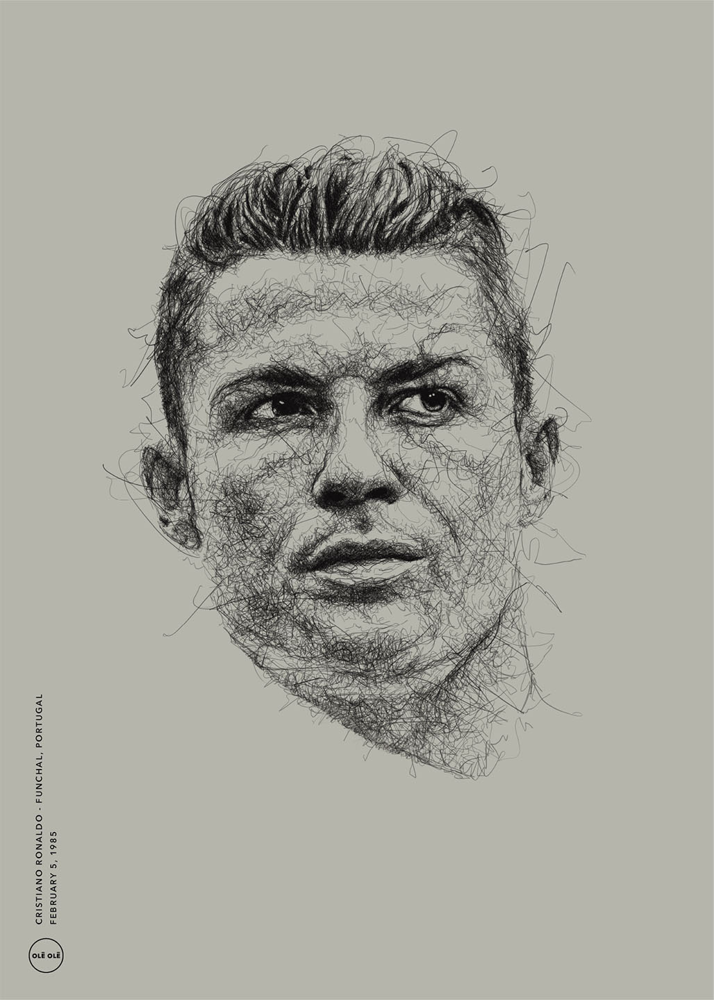 Cristiano Ronaldo Plakat – Grafisk Kunst til Sportfans
