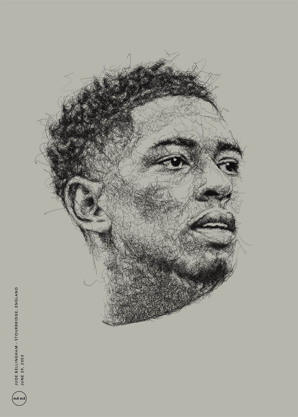 Jude Bellingham Plakat – Grafisk Kunst til Fodboldfans