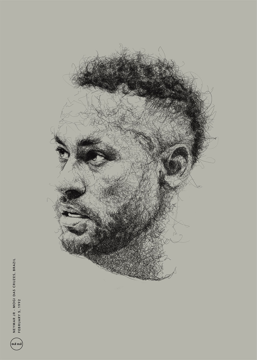 Neymar Jr Plakat – Grafisk Kunst til Sportfans