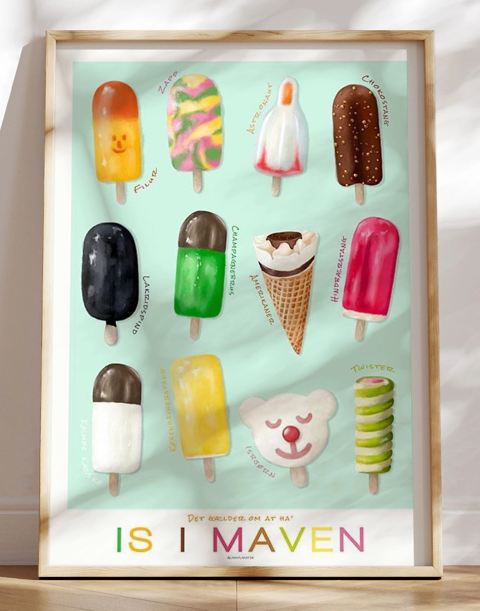 Plakat Med Ispinde