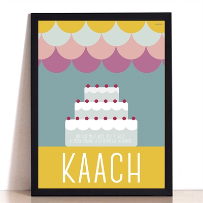Kaach Plakat – Farverig dekoration til dit hjem!