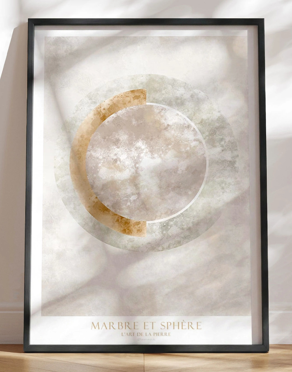 Kunstplakat Marbre   Sphere