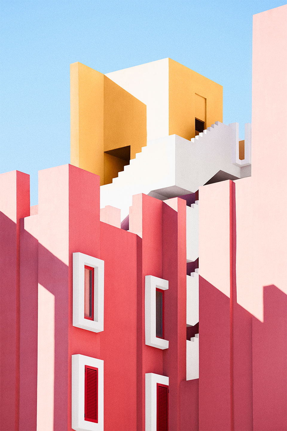 La Muralla Roja – Unikt Kunsttryk til Dit Hjem